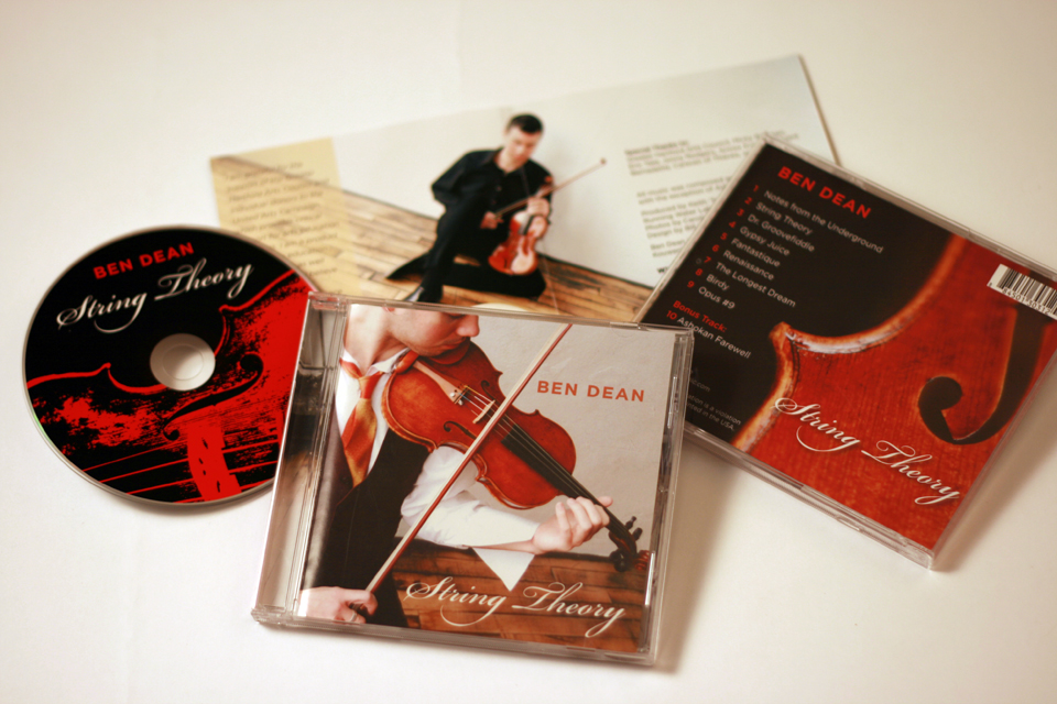Violinist Ben Dean CD Package Design