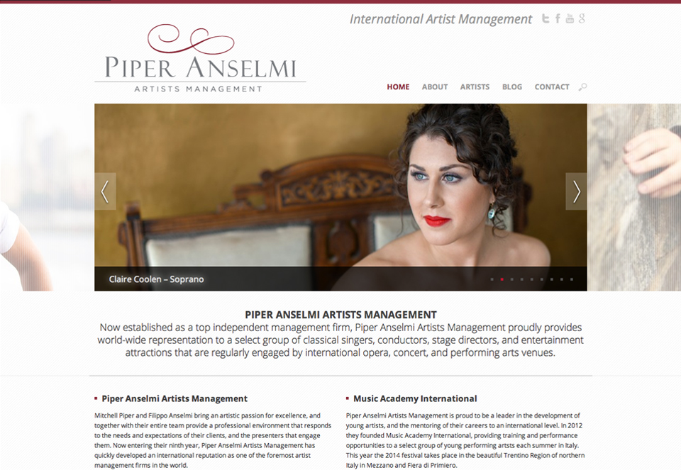 Piper Anselmi Artists Management