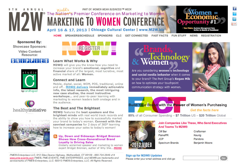 National Women&#8217;s Marketing Conferences