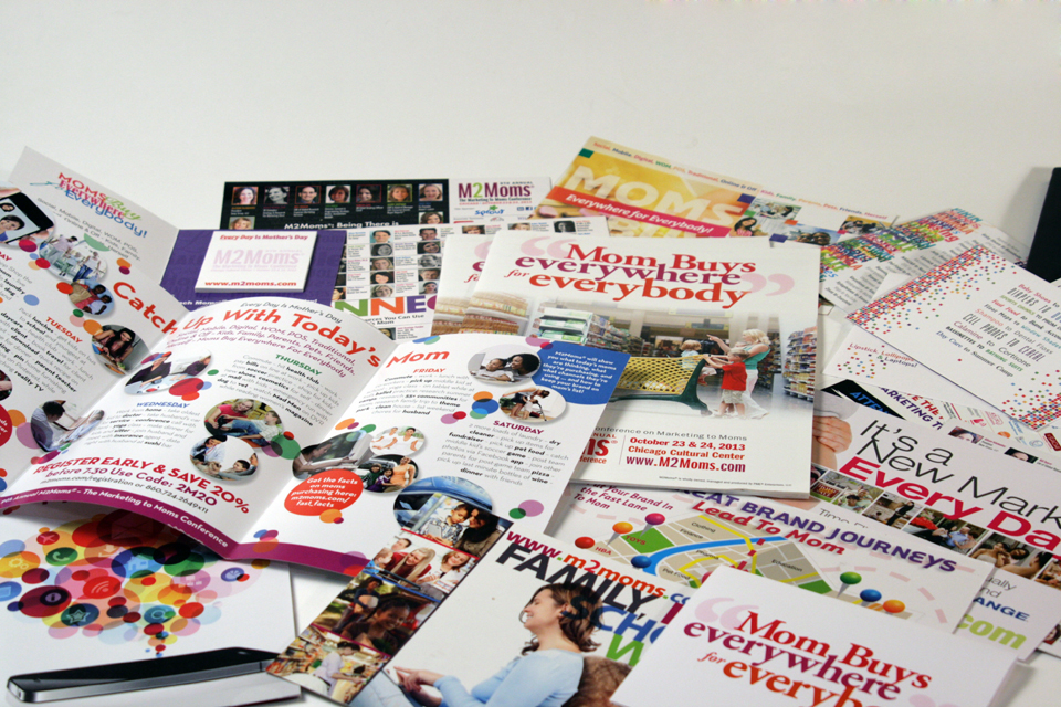M2Moms Print Collateral